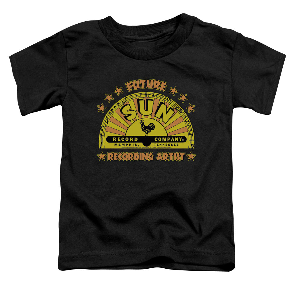 Sun Records Future Recording Artist Toddler Kids Youth T Shirt Black