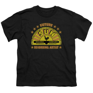 Sun Records Future Recording Artist Kids Youth T Shirt Black