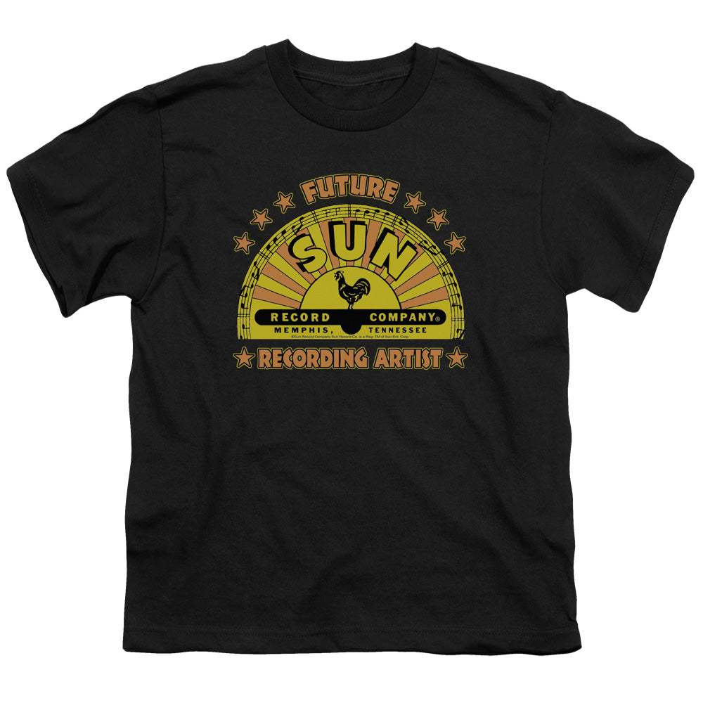 Sun Records Future Recording Artist Kids Youth T Shirt Black