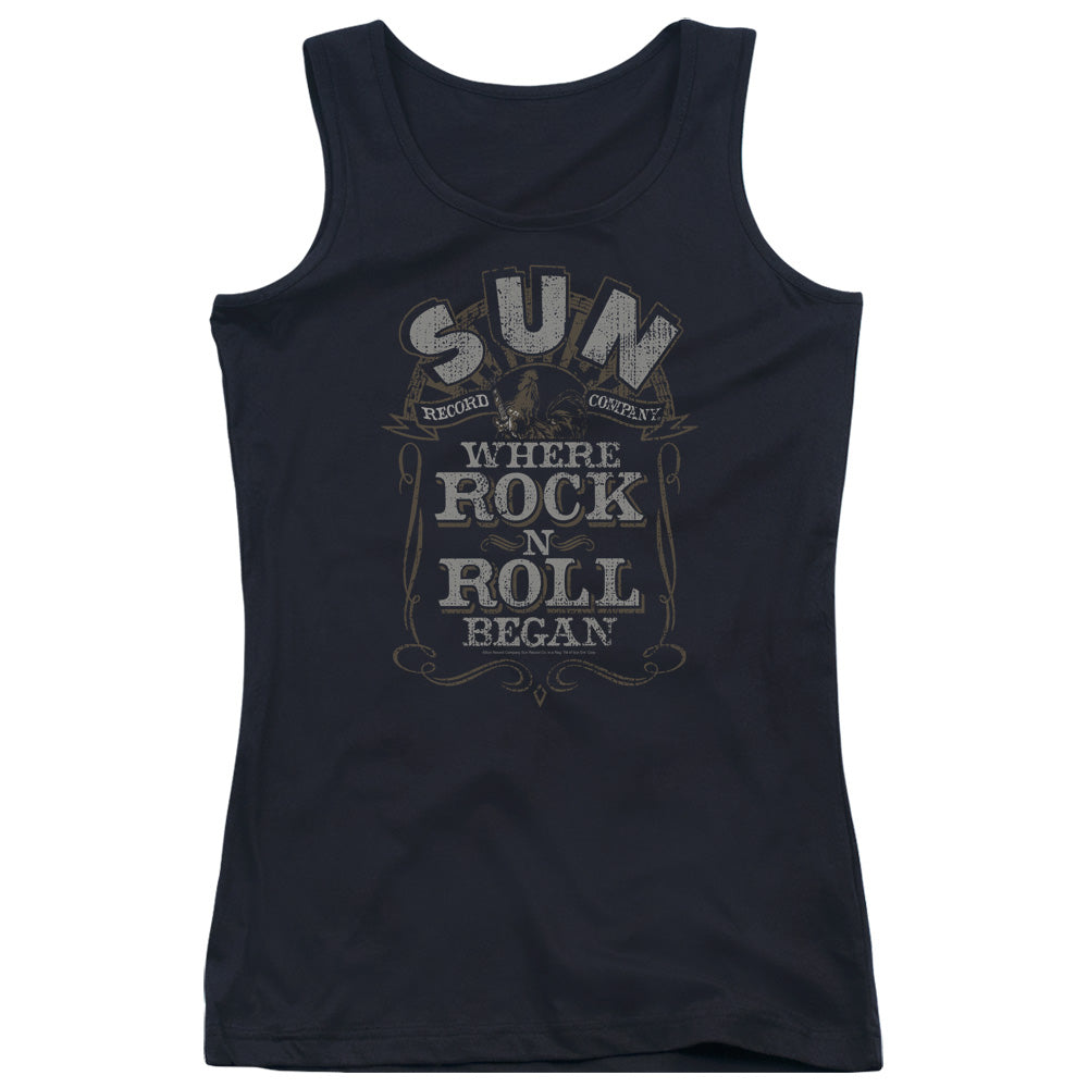 Sun Records Where Rock Began Womens Tank Top Shirt Black