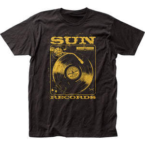 Sun Records Turntable Mens T Shirt Black