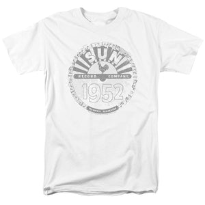 Sun Records Crusty Logo Mens T Shirt White