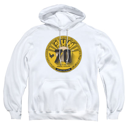 Sun Records Sun Records 70Th Logo Mens Hoodie White