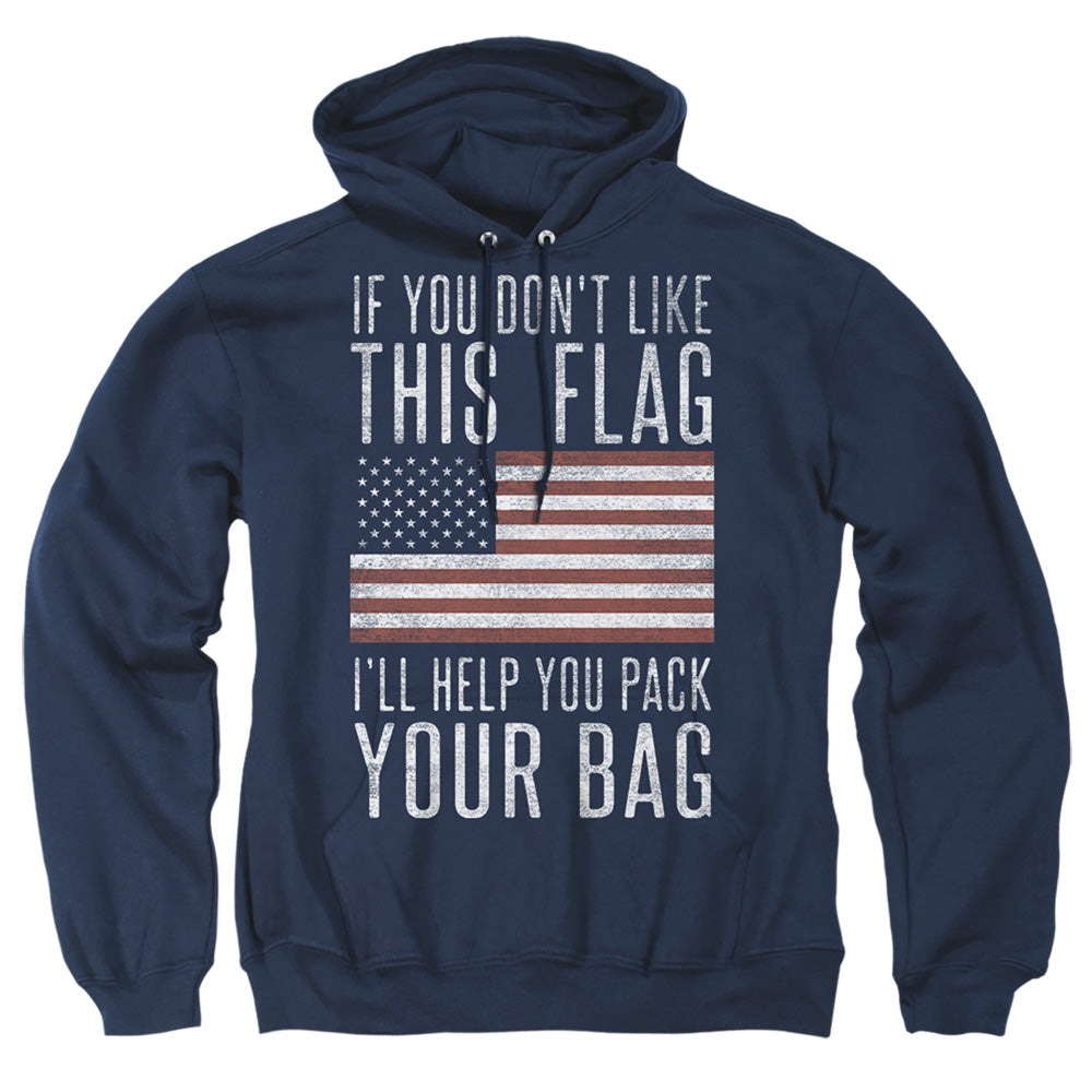 Pack Your Bag Mens Hoodie Navy