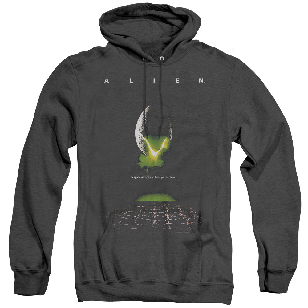 Alien Poster Heather Mens Hoodie Black