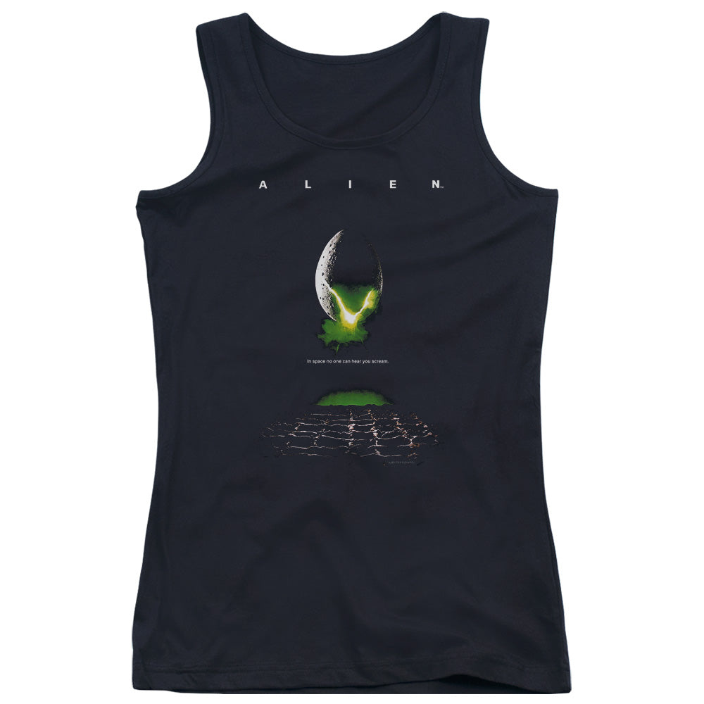 Alien Poster Womens Tank Top Shirt Black