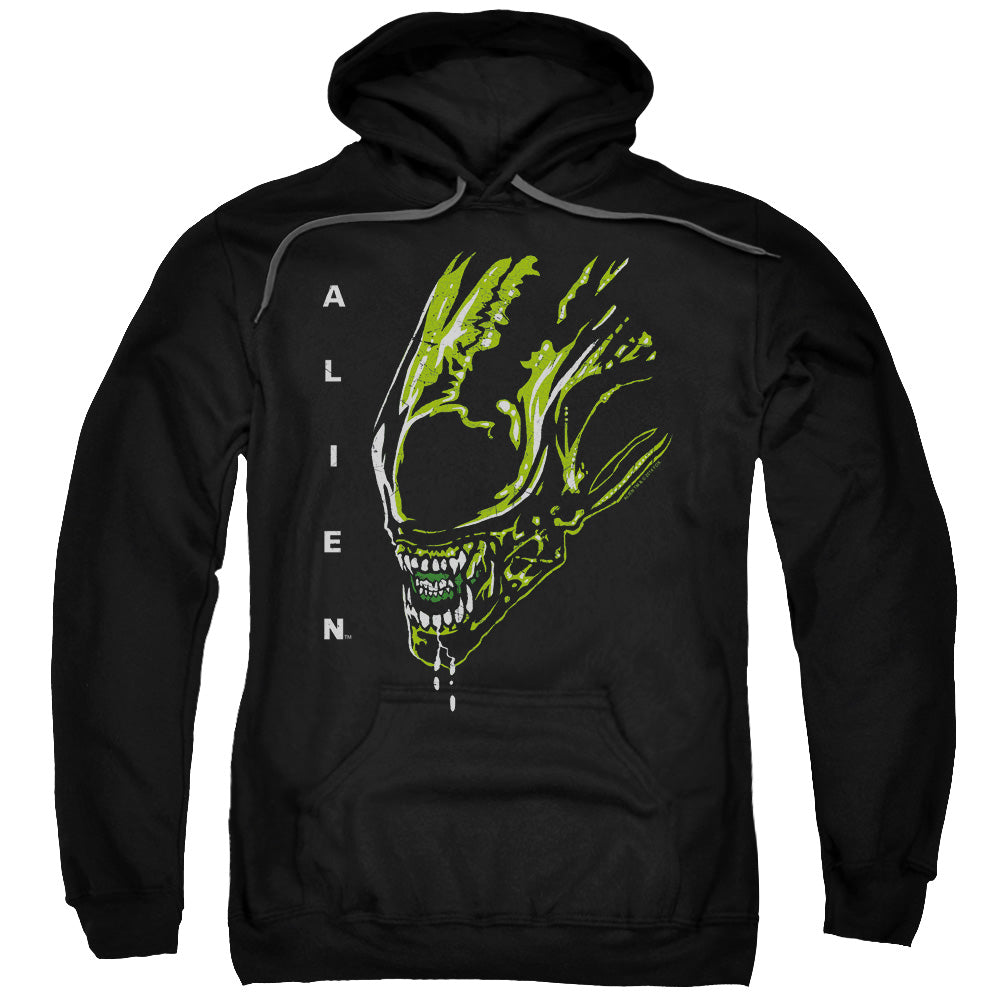 Alien Acid Drool Mens Hoodie Black