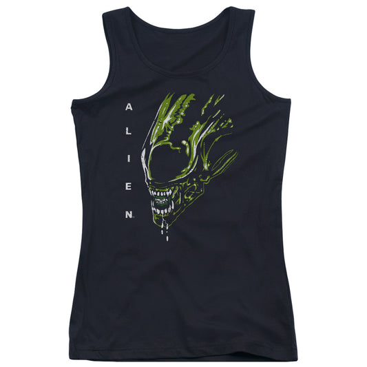 Alien Acid Drool Womens Tank Top Shirt Black