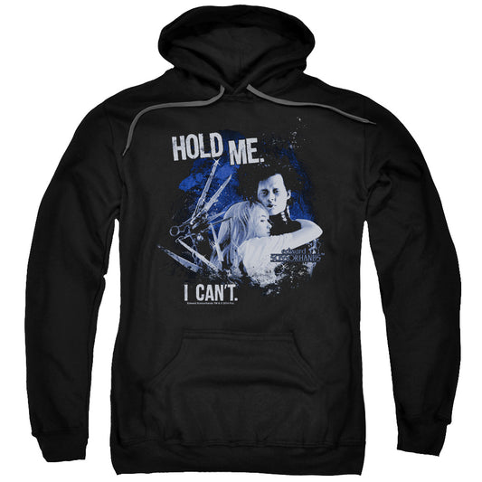 Edward Scissorhands Hold Me Mens Hoodie Black