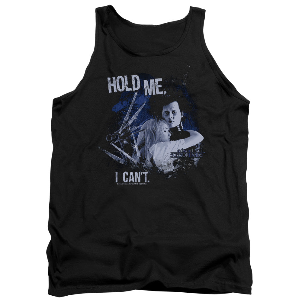 Edward Scissorhands Hold Me Mens Tank Top Shirt Black