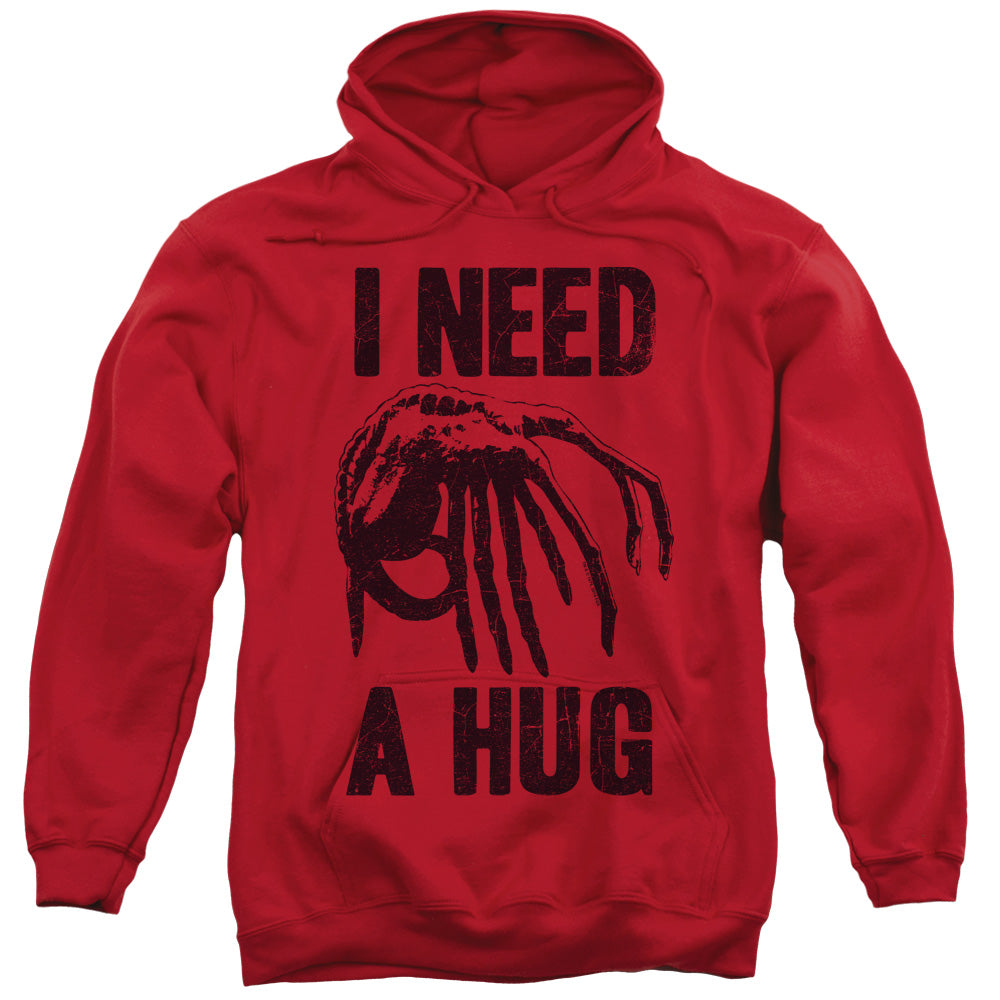 Alien Need A Hug Mens Hoodie Red