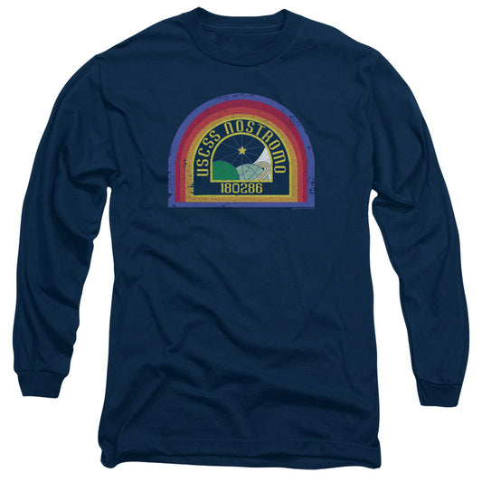 Alien Nostromo Mens Long Sleeve Shirt Navy