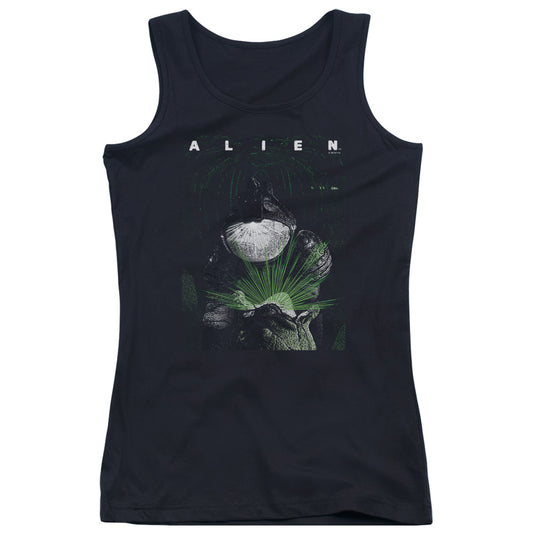 Alien Take A Peak Womens Tank Top Shirt Black