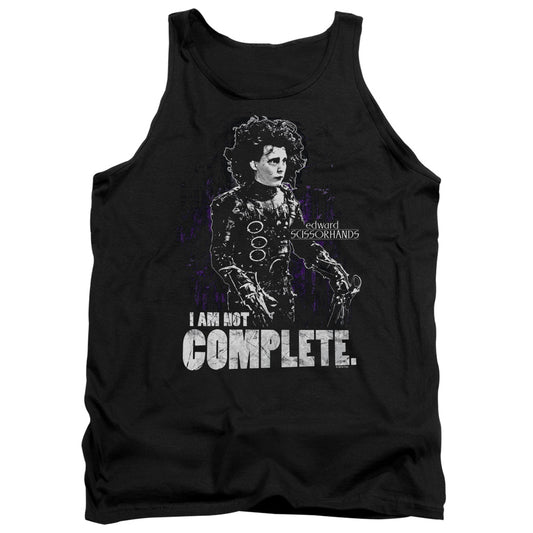 Edward Scissorhands Not Complete Mens Tank Top Shirt Black