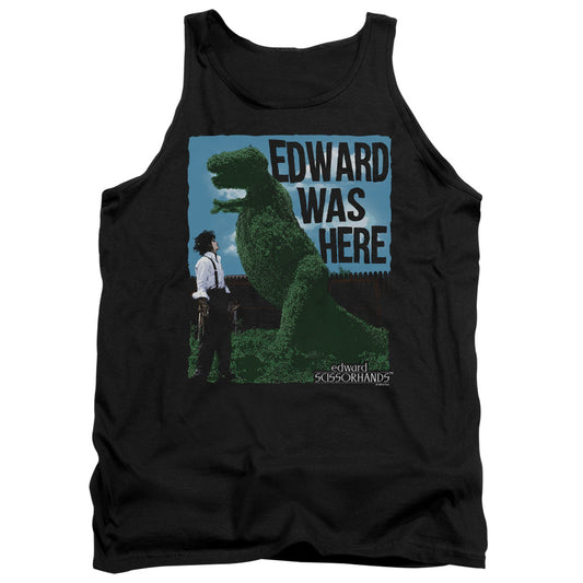 Edward Scissorhands Edward Was Here Mens Tank Top Shirt Black