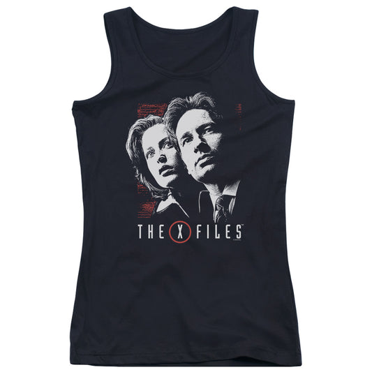 X Files Mulder & Scully Womens Tank Top Shirt Black