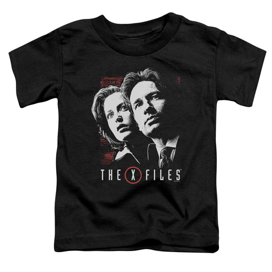 X Files Mulder & Scully Toddler Kids Youth T Shirt Black