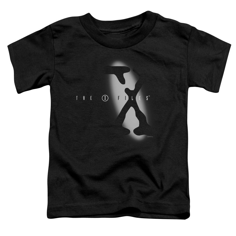 X Files Spotlight Logo Toddler Kids Youth T Shirt Black