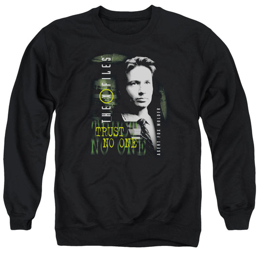 X Files Mulder Mens Crewneck Sweatshirt Black