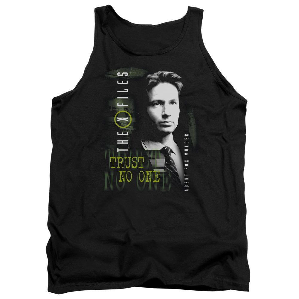 X Files Mulder Mens Tank Top Shirt Black