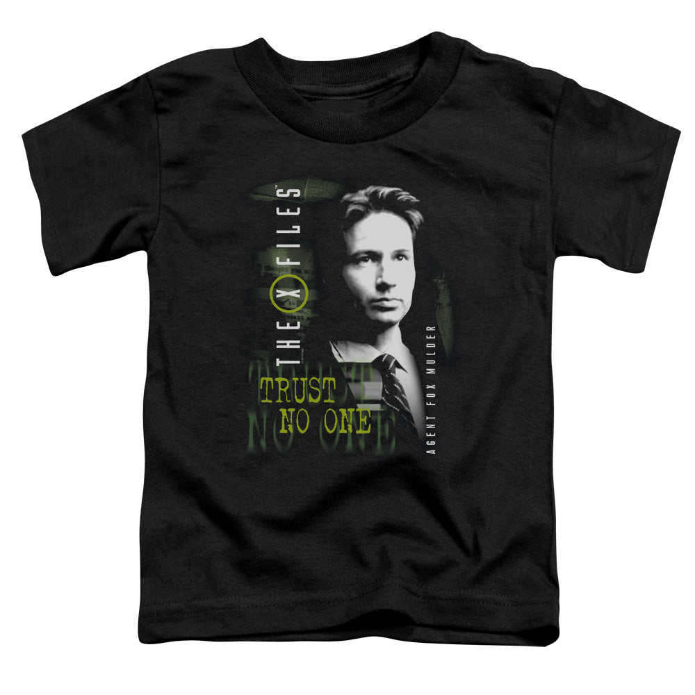 X Files Mulder Toddler Kids Youth T Shirt Black