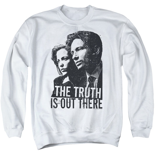 X Files Truth Mens Crewneck Sweatshirt White