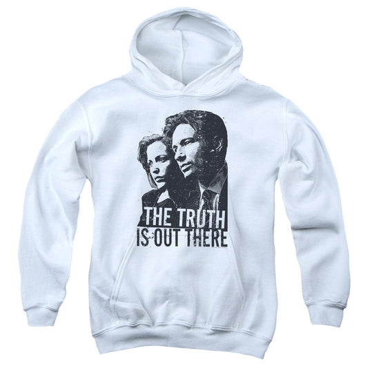 X Files Truth Kids Youth Hoodie White