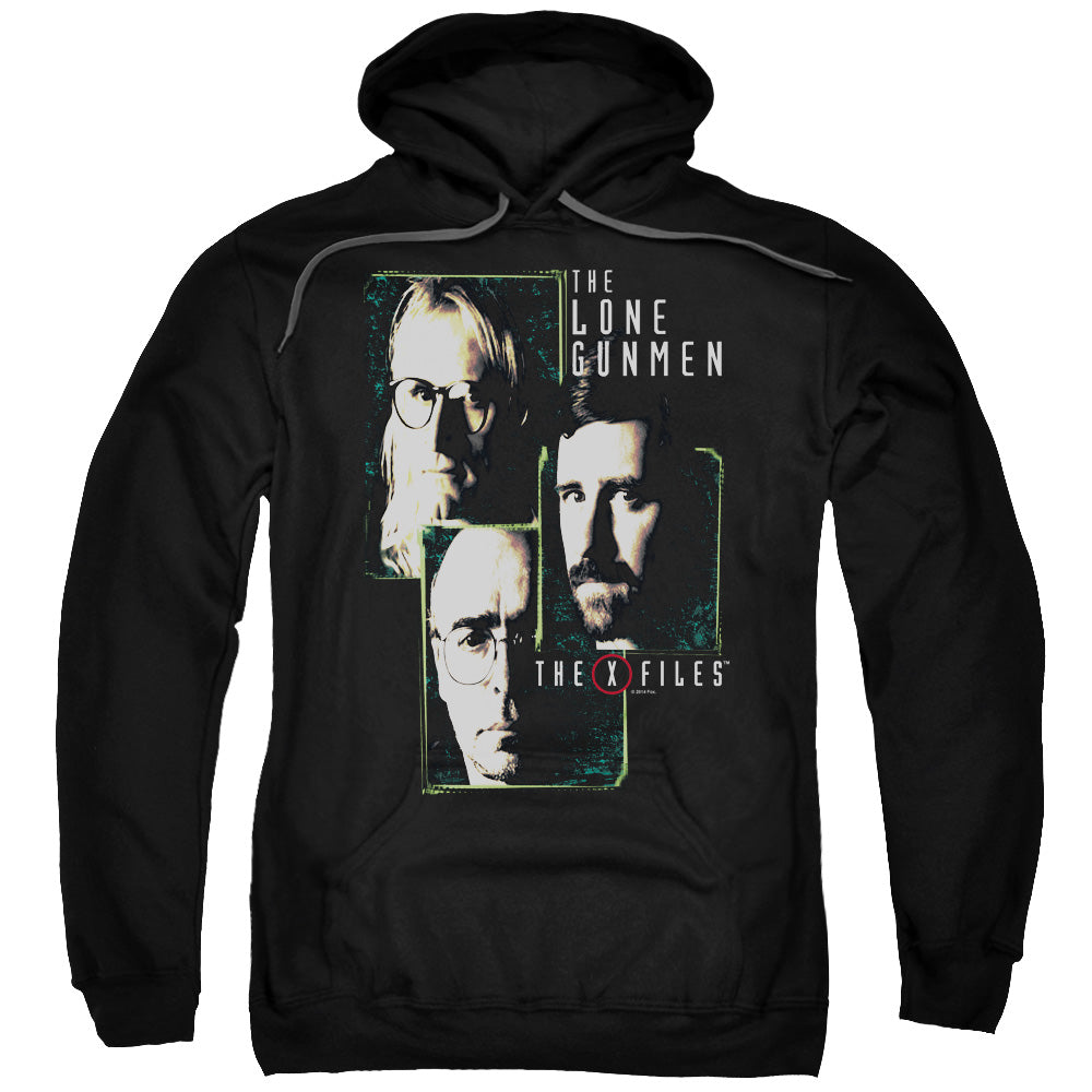 X Files Lone Gunmen Mens Hoodie Black