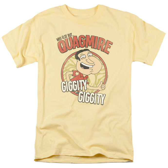 Family Guy Quagmire Mens T Shirt Yellow