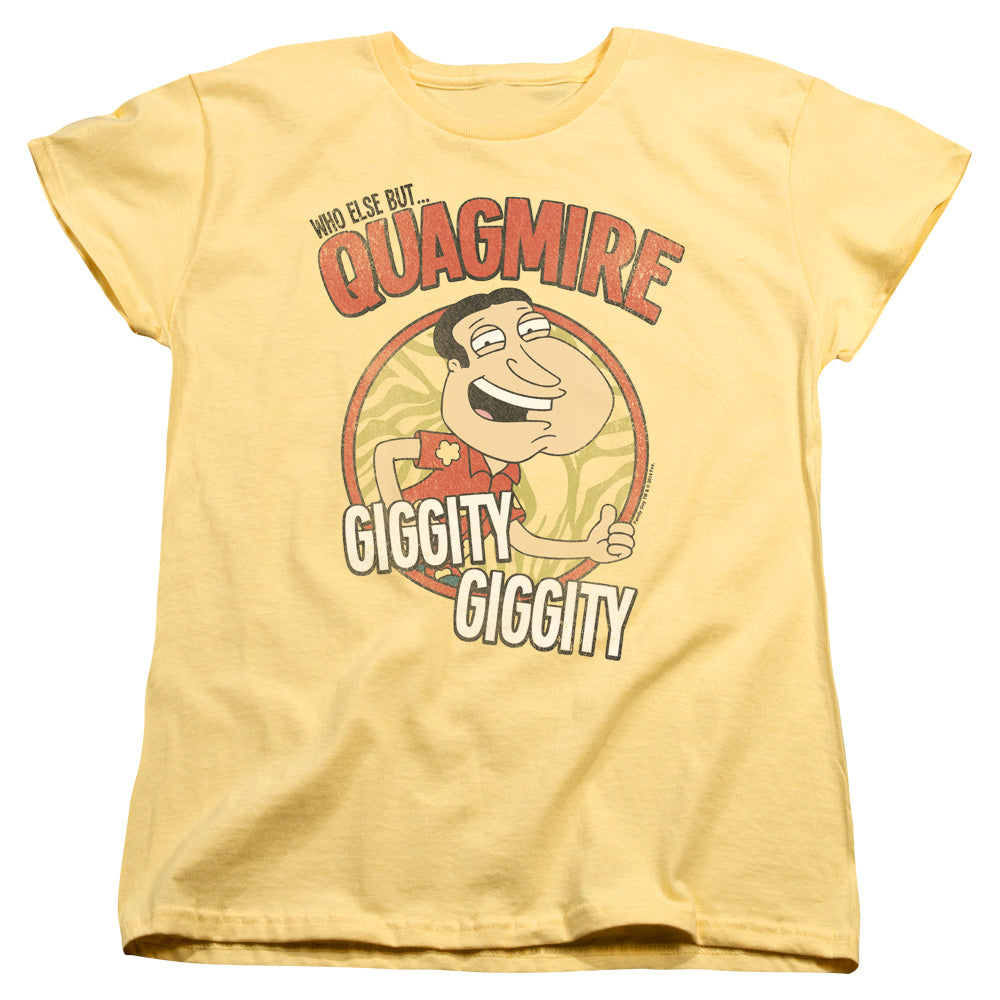 Family Guy Quagmire Womens T Shirt Banana