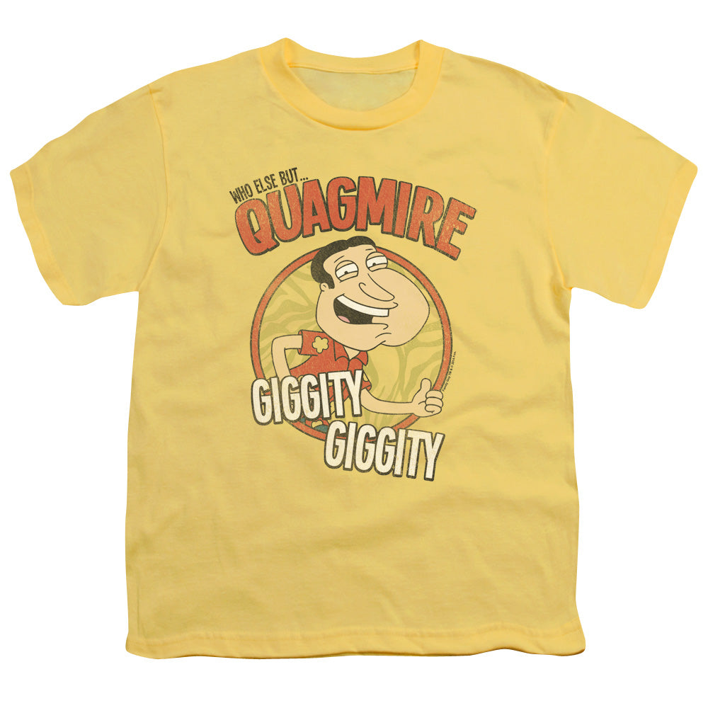 Family Guy Quagmire Kids Youth T Shirt Banana