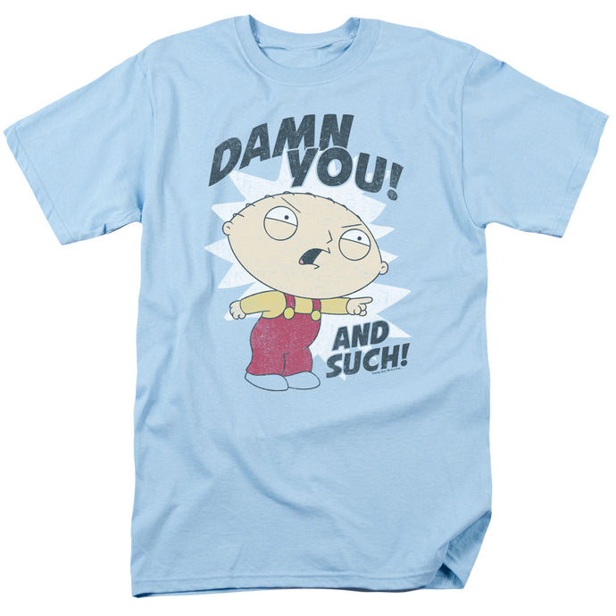Family Guy And Such Mens T Shirt Light Blue