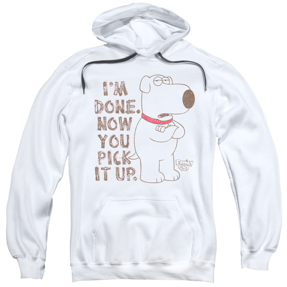 Family Guy Pick It Up Mens Hoodie White