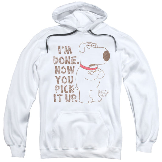 Family Guy Pick It Up Mens Hoodie White