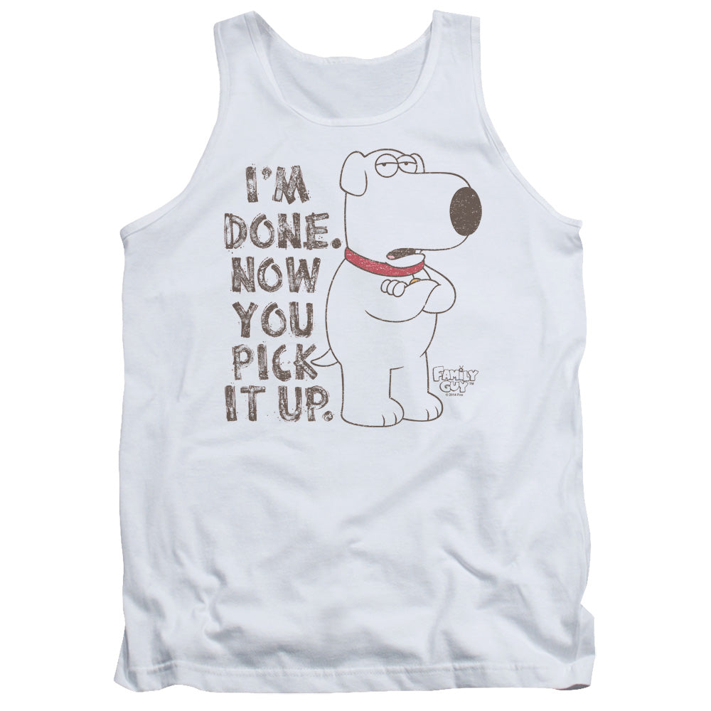 Family Guy Pick It Up Mens Tank Top Shirt White