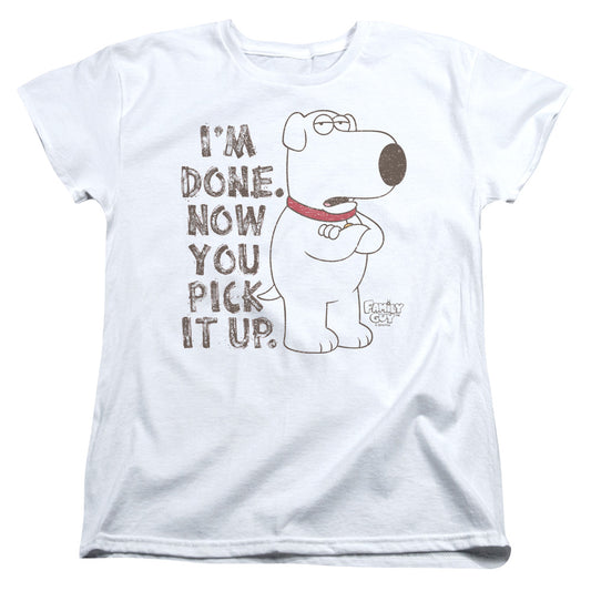 Family Guy Pick It Up Womens T Shirt White