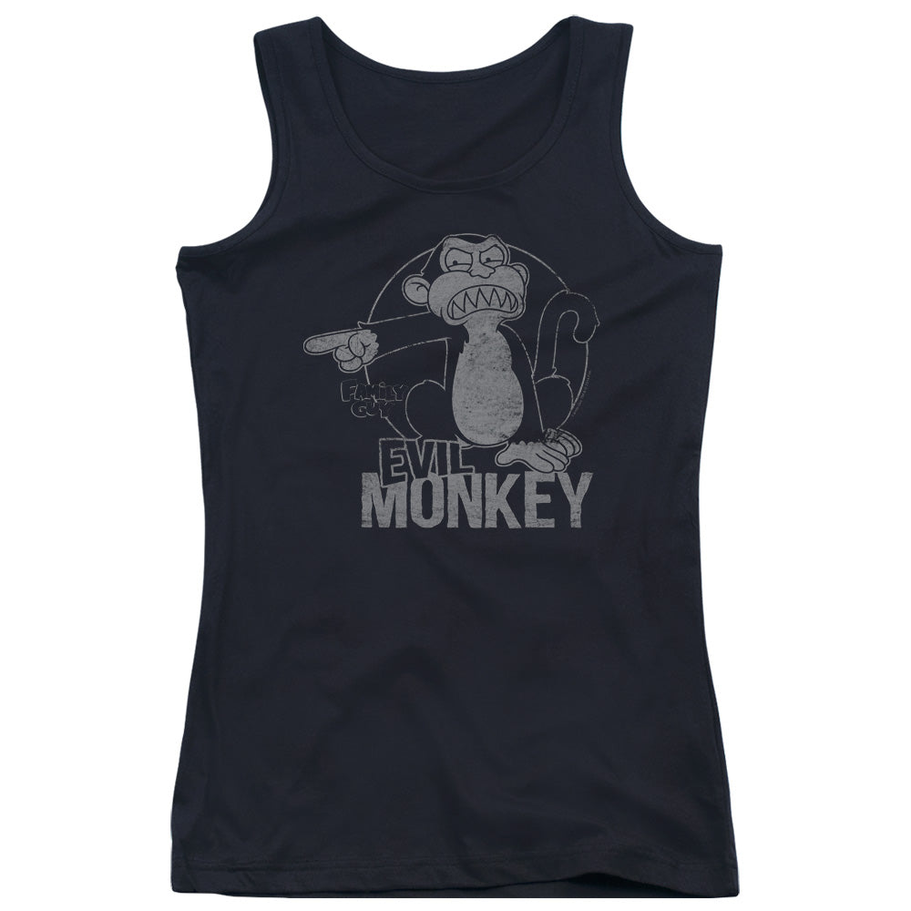 Family Guy Evil Monkey Womens Tank Top Shirt Black