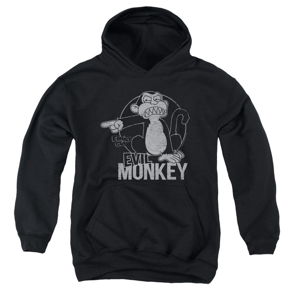 Family Guy Evil Monkey Kids Youth Hoodie Black