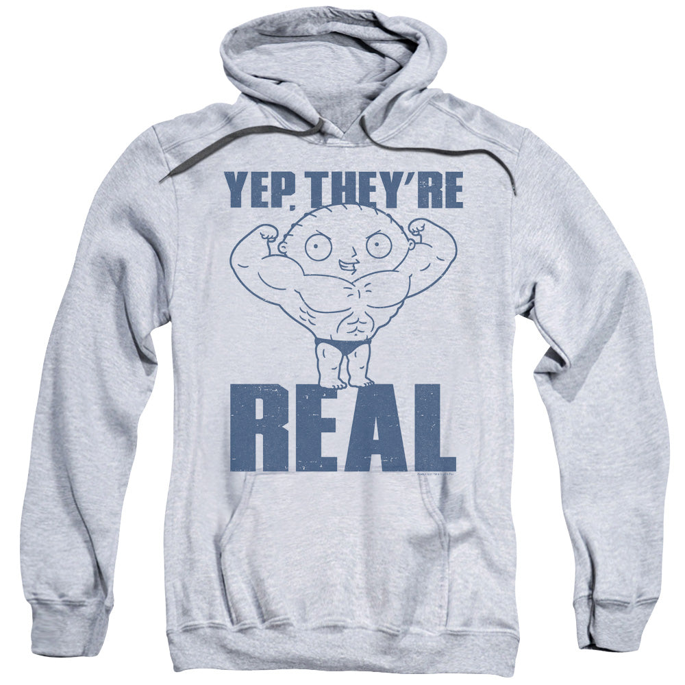 Family Guy Real Build Mens Hoodie Athletic Heather