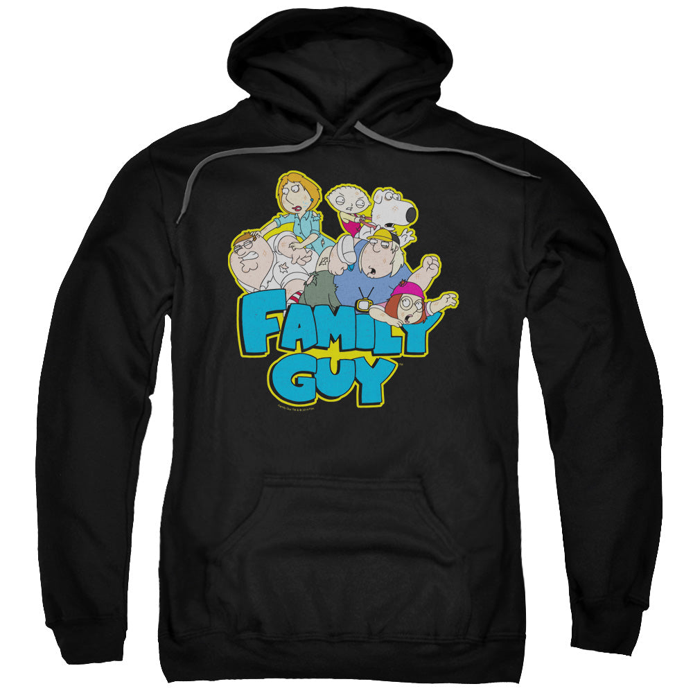 Family Guy Family Fight Mens Hoodie Black