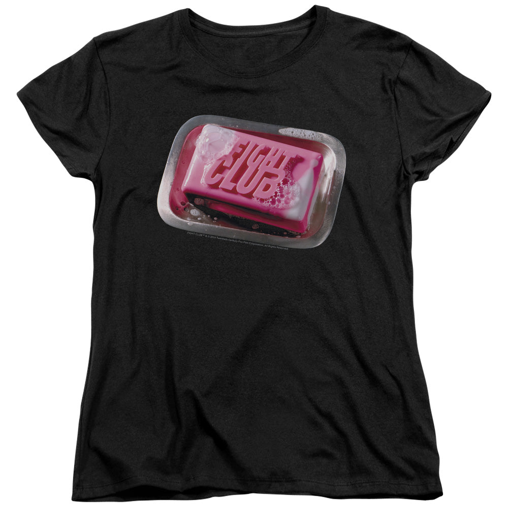 Fight Club Soap Womens T Shirt Black