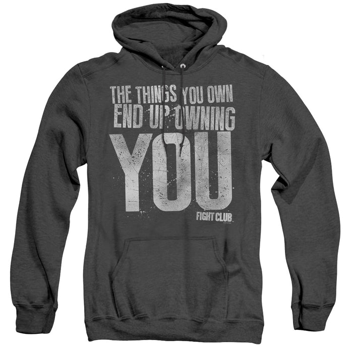 Fight Club Owning You Heather Mens Hoodie Black