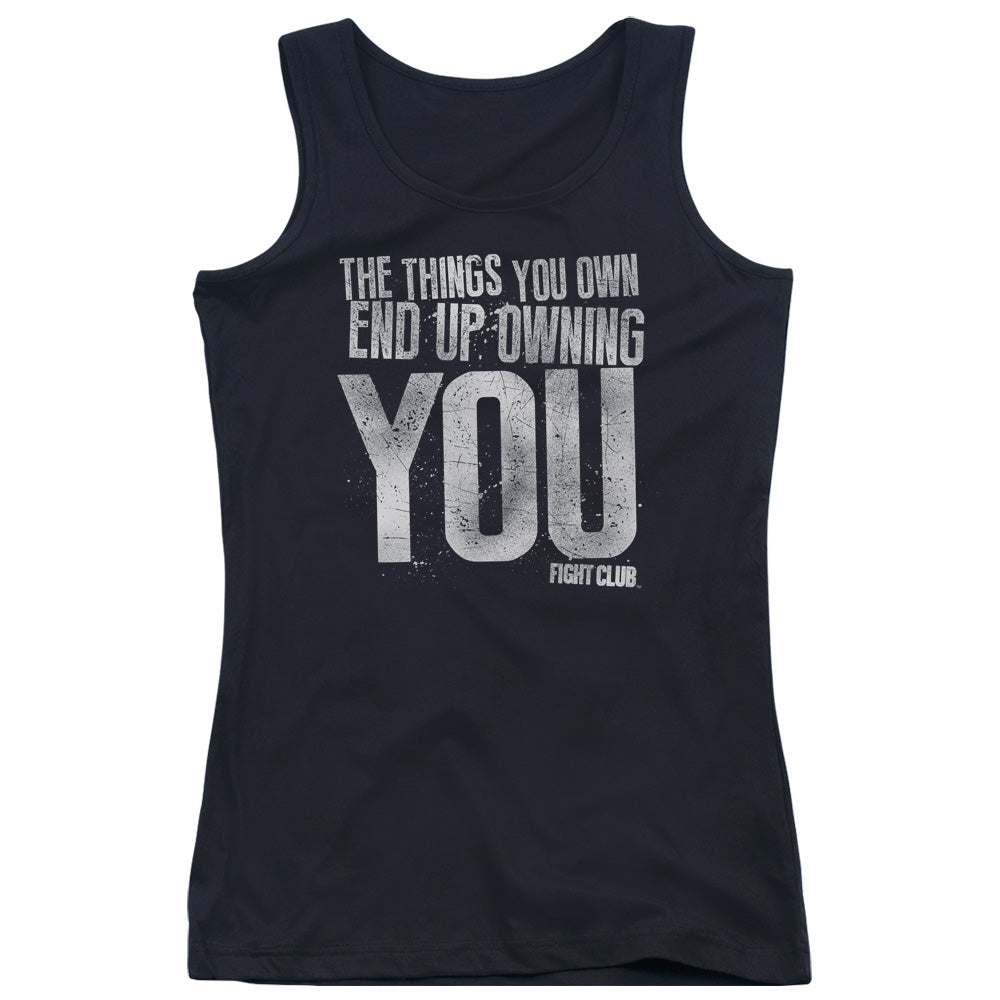 Fight Club Owning You Womens Tank Top Shirt Black