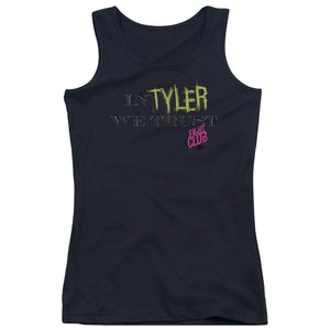 Fight Club In Tyler We Trust Womens Tank Top Shirt Black