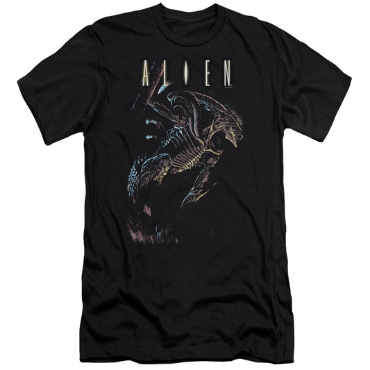 Alien Form And Void Slim Fit Mens T Shirt Black