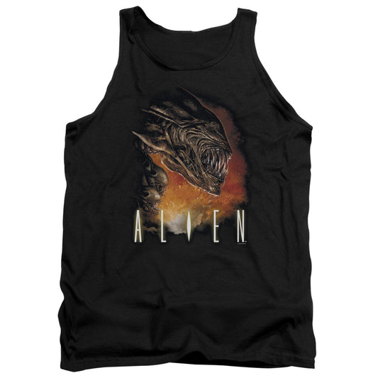 Alien Fangs Mens Tank Top Shirt Black