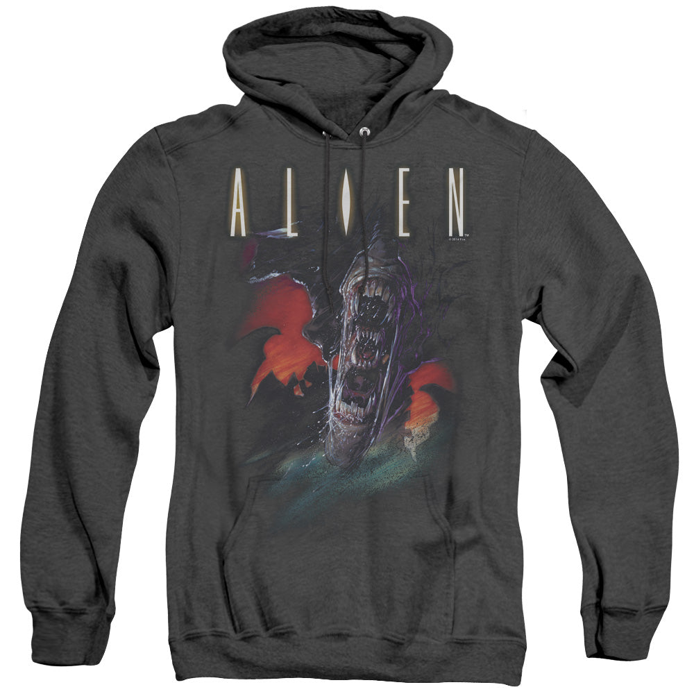 Alien Queen Heather Mens Hoodie Black