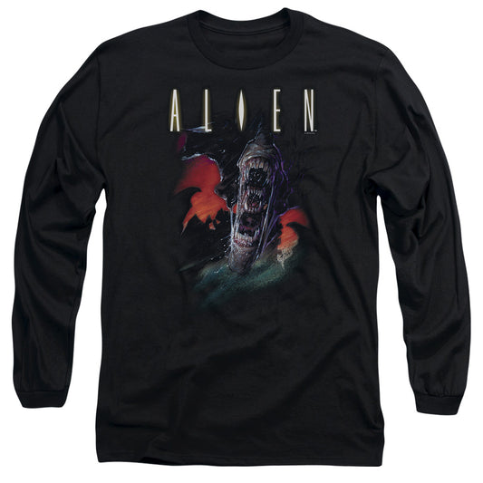 Alien Queen Mens Long Sleeve Shirt Black