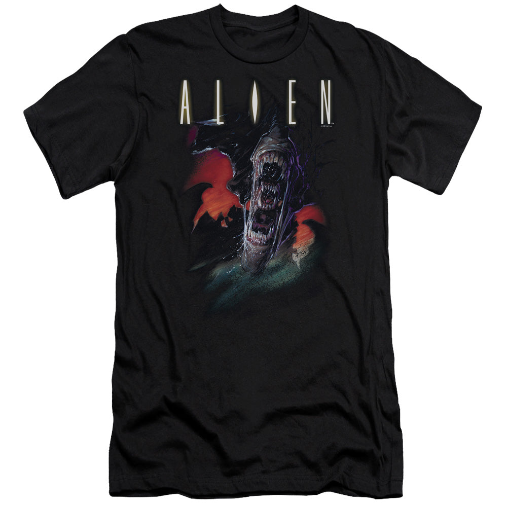 Alien Queen Premium Bella Canvas Slim Fit Mens T Shirt Black