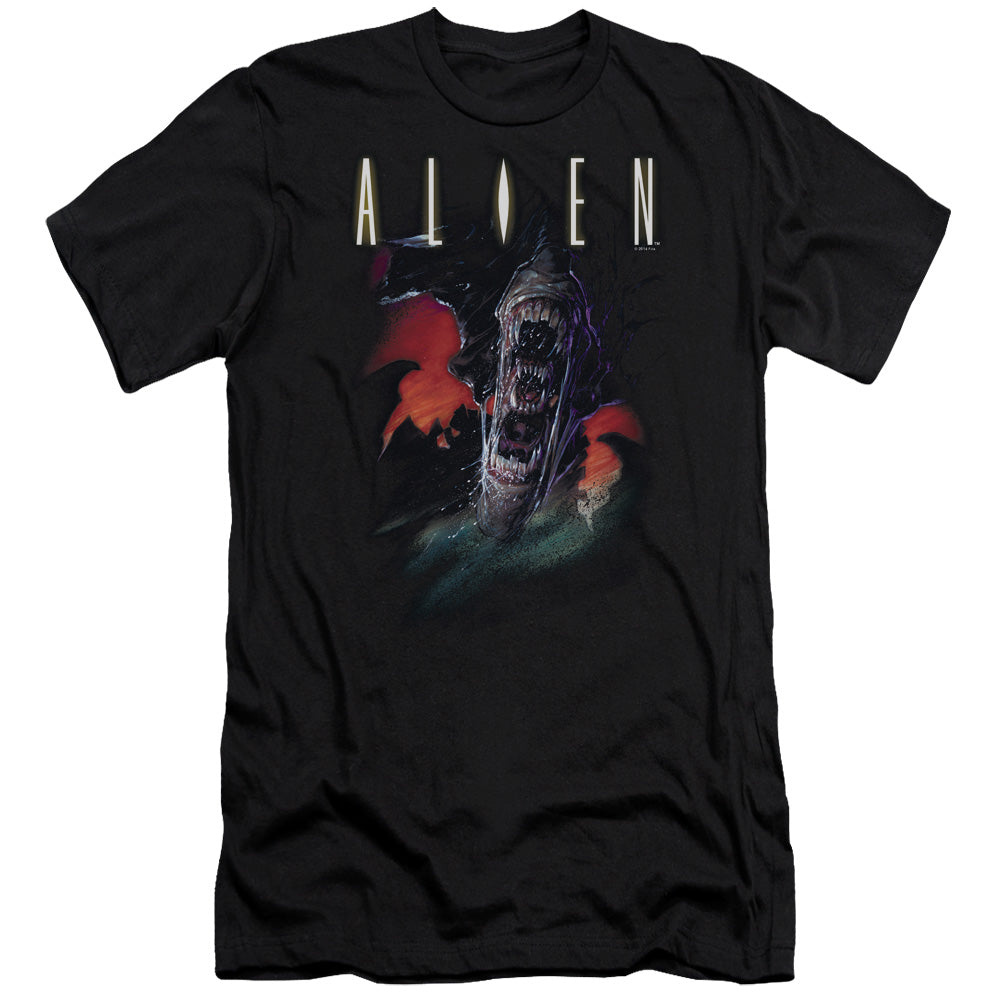 Alien Queen Slim Fit Mens T Shirt Black